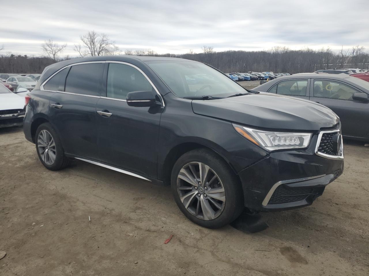 2017 Acura MDX VIN 5J8YD4H55HL002515 Copart auction photo, front end / rear end damage thumbnail 4