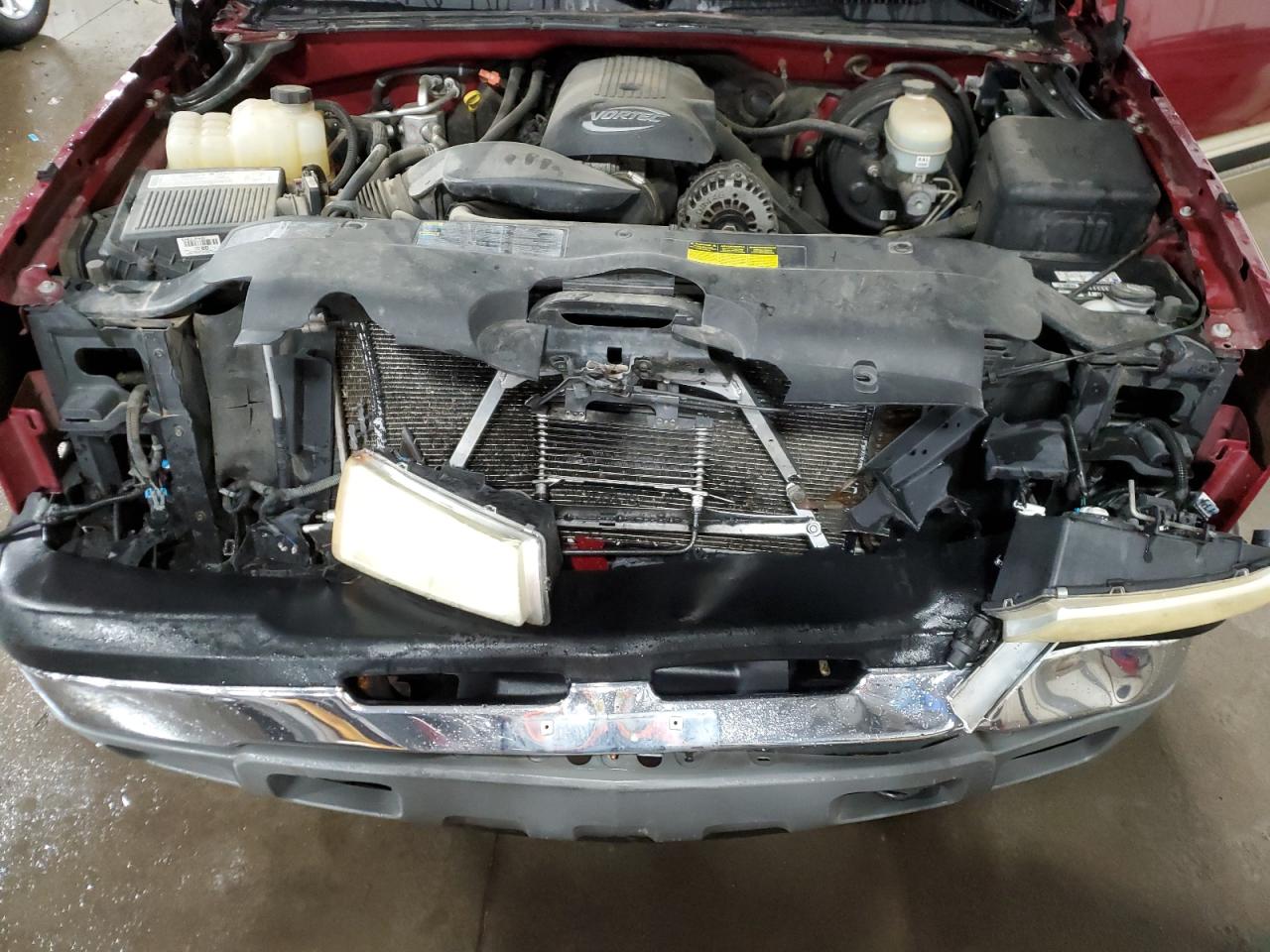 2005 Chevrolet Silverado VIN 1GCEK19B35Z303058 Copart auction photo, front end damage thumbnail 11