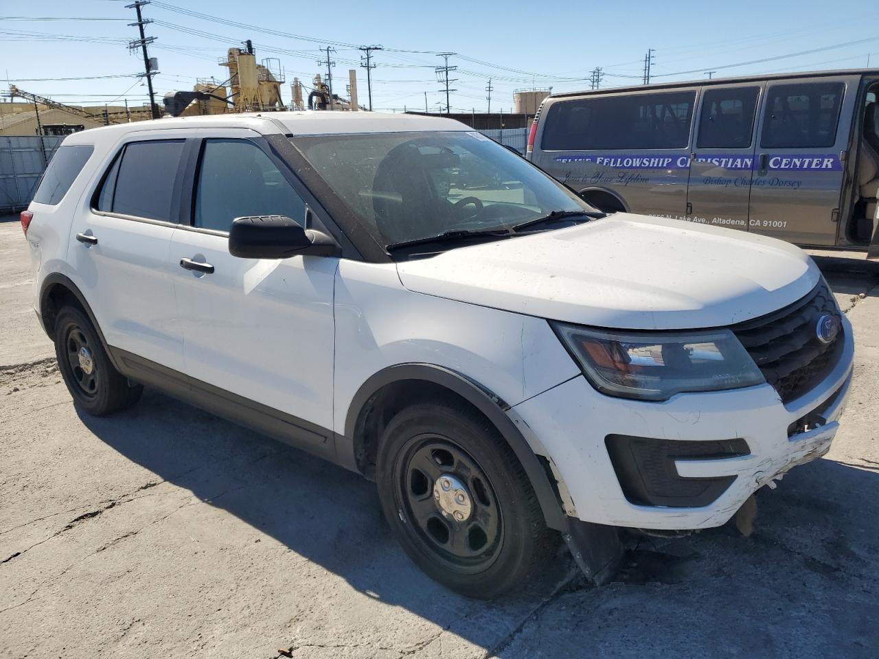 2017 Ford Explorer VIN 1FM5K8AR3HGD59613 Copart auction photo, front end damage thumbnail 4