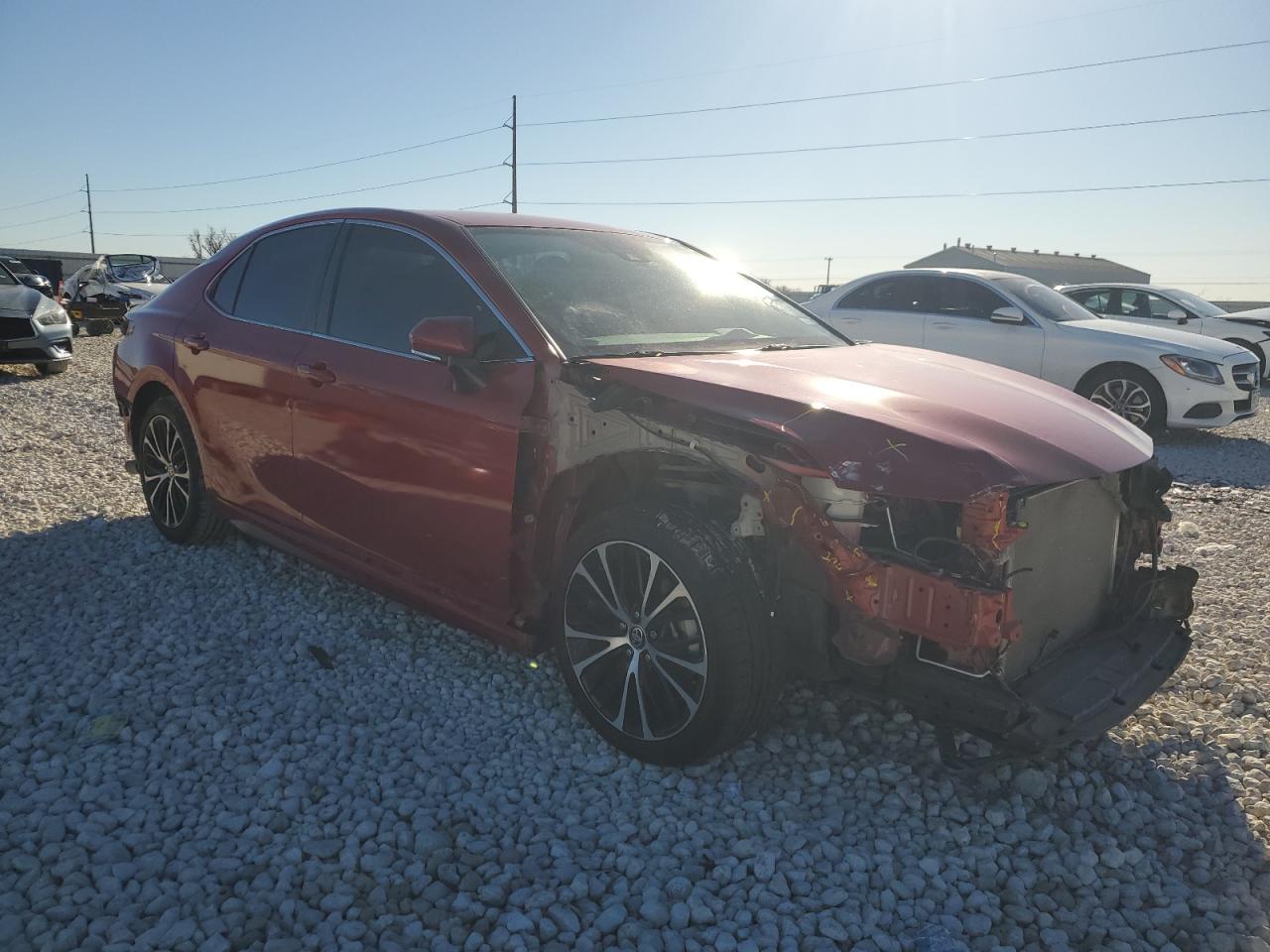 2020 Toyota Camry VIN 4T1M11AK7LU384937 Copart auction photo, front end / rear end damage thumbnail 4