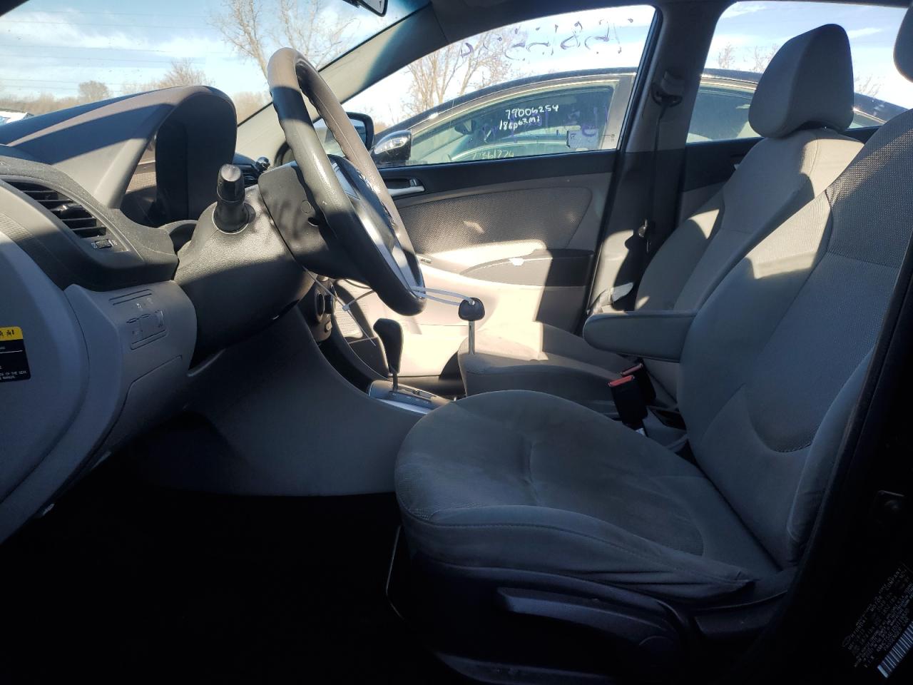 2013 Hyundai Accent VIN KMHCT5AE1DU119830 Copart auction photo, side damage thumbnail 7