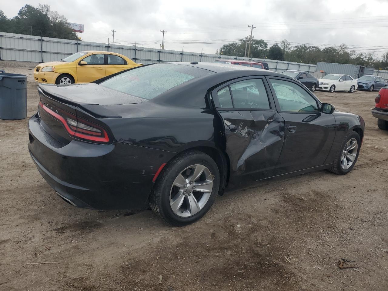 2015 Dodge Charger VIN 2C3CDXBG4FH732077 Copart auction photo, rollover damage thumbnail 3