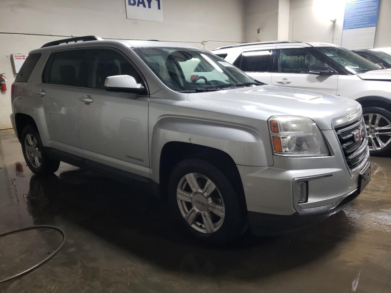 2016 GMC Terrain VIN 2GKFLNE34G6111108 Copart auction photo, rear end / front end damage thumbnail 4