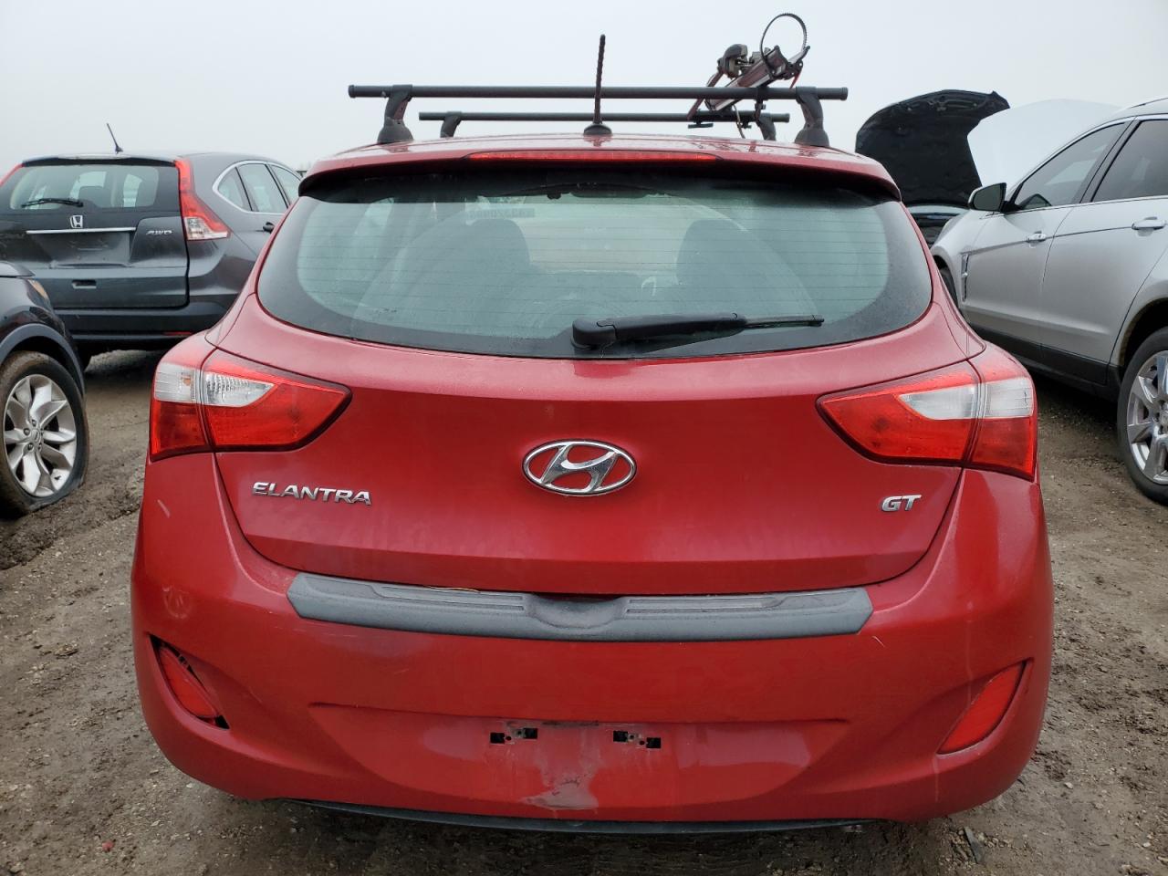 2014 Hyundai Elantra VIN KMHD35LH5EU222150 Copart auction photo, front end / minor dent/scratches damage thumbnail 6