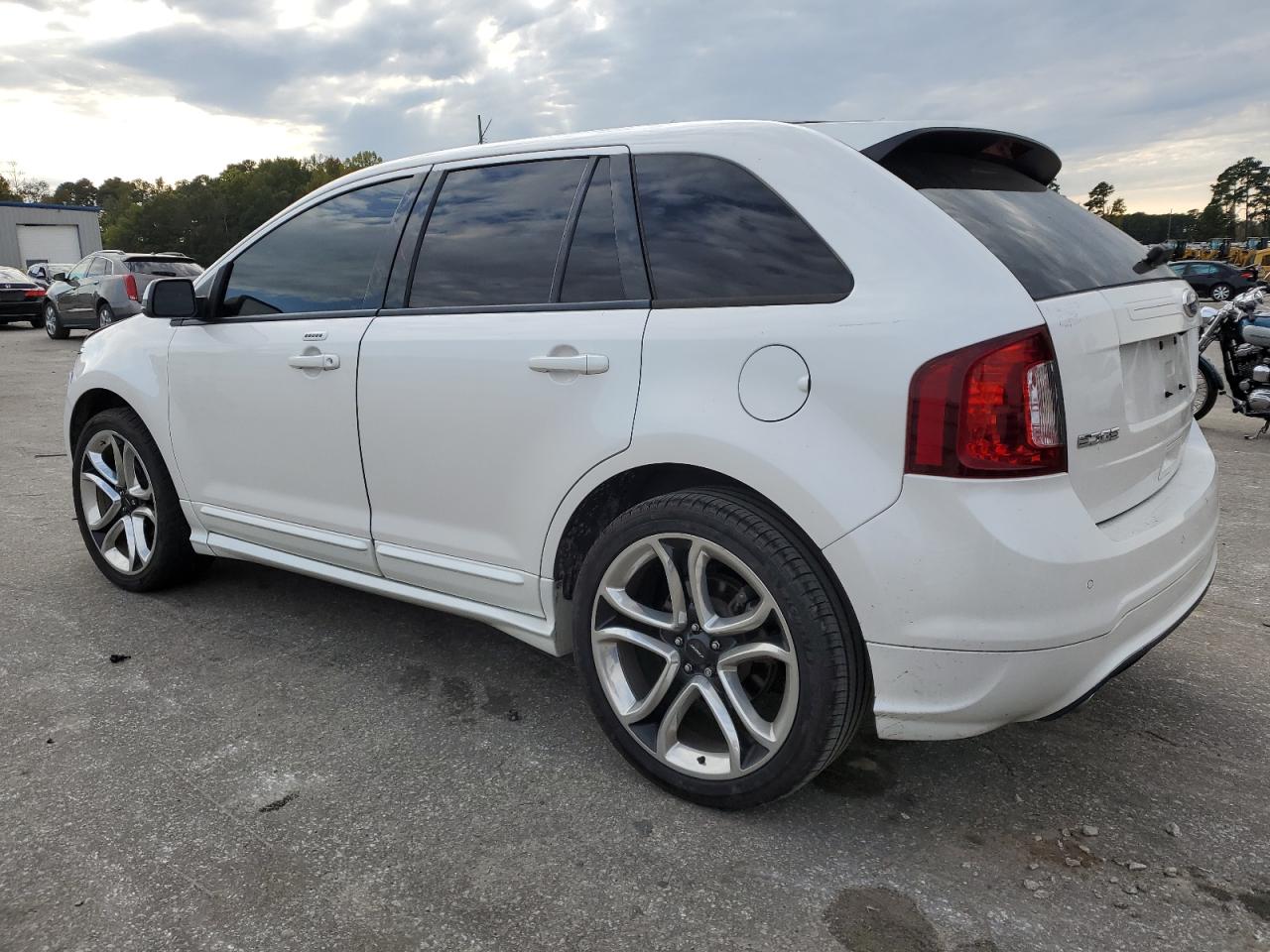 2013 Ford Edge VIN 2FMDK3AK5DBA06311 Copart auction photo, front end / undercarriage damage thumbnail 2
