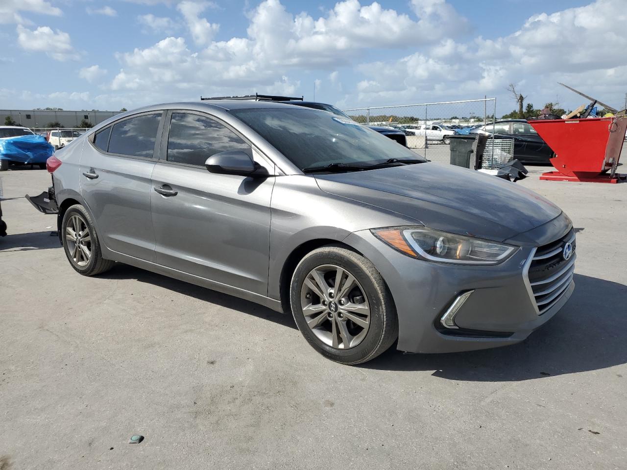 2018 Hyundai Elantra VIN 5NPD84LF8JH258627 Copart auction photo, rear end damage thumbnail 4