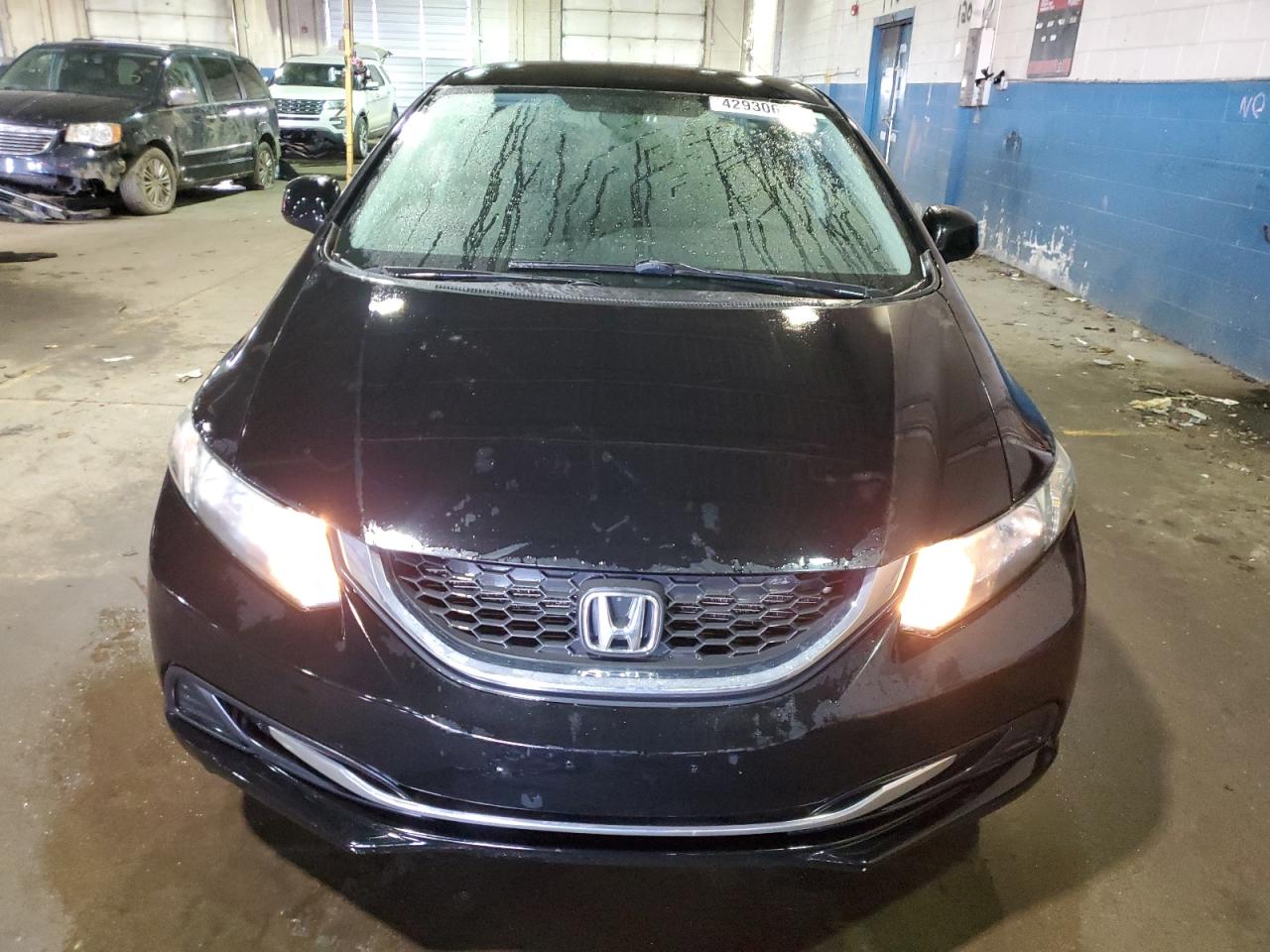 2013 Honda Civic VIN 19XFB2F5XDE044460 Copart auction photo, rear end / side damage thumbnail 5