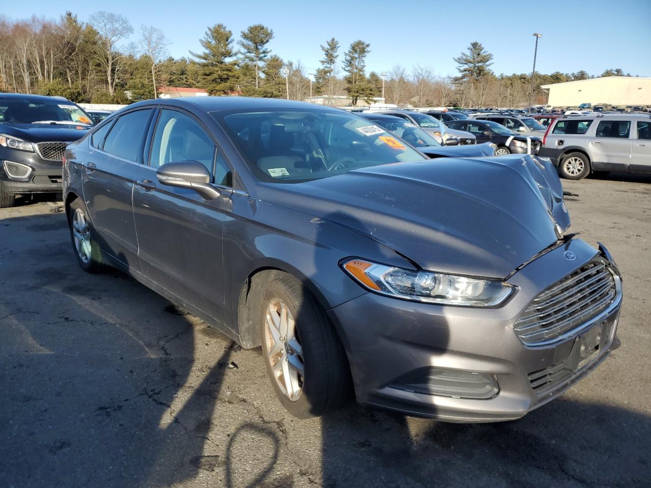 2014 Ford Fusion VIN 3FA6P0H7XER263911 Copart auction photo, front end / all over damage thumbnail 4