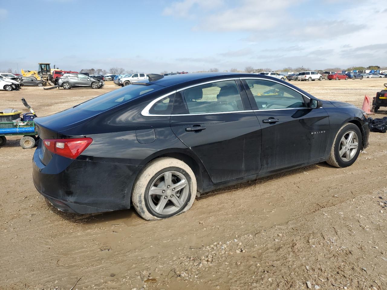 2020 Chevrolet Malibu VIN 1G1ZB5ST2LF060006 Copart auction photo, side / front end damage thumbnail 3