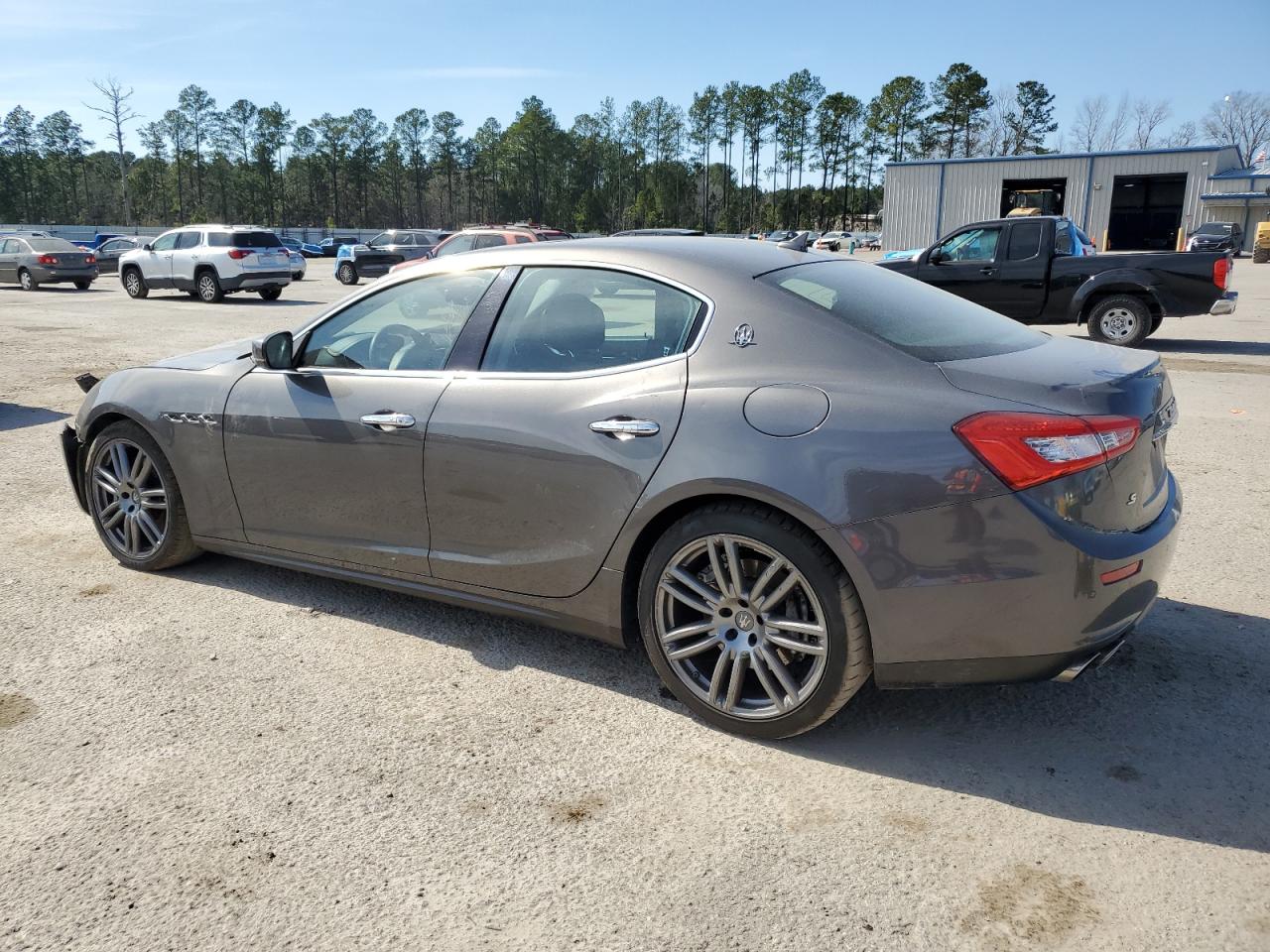 2017 Maserati Ghibli VIN ZAM57RSA7H1205182 Copart auction photo, front end damage thumbnail 2