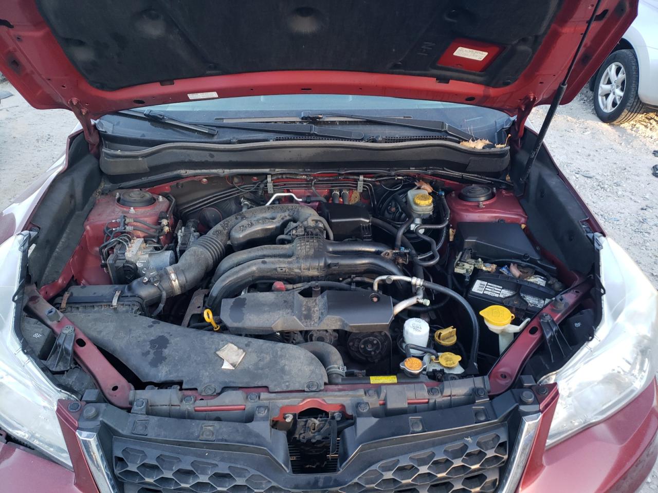 2015 Subaru Forester VIN JF2SJARC6FH440941 Copart auction photo, front end / side damage thumbnail 12