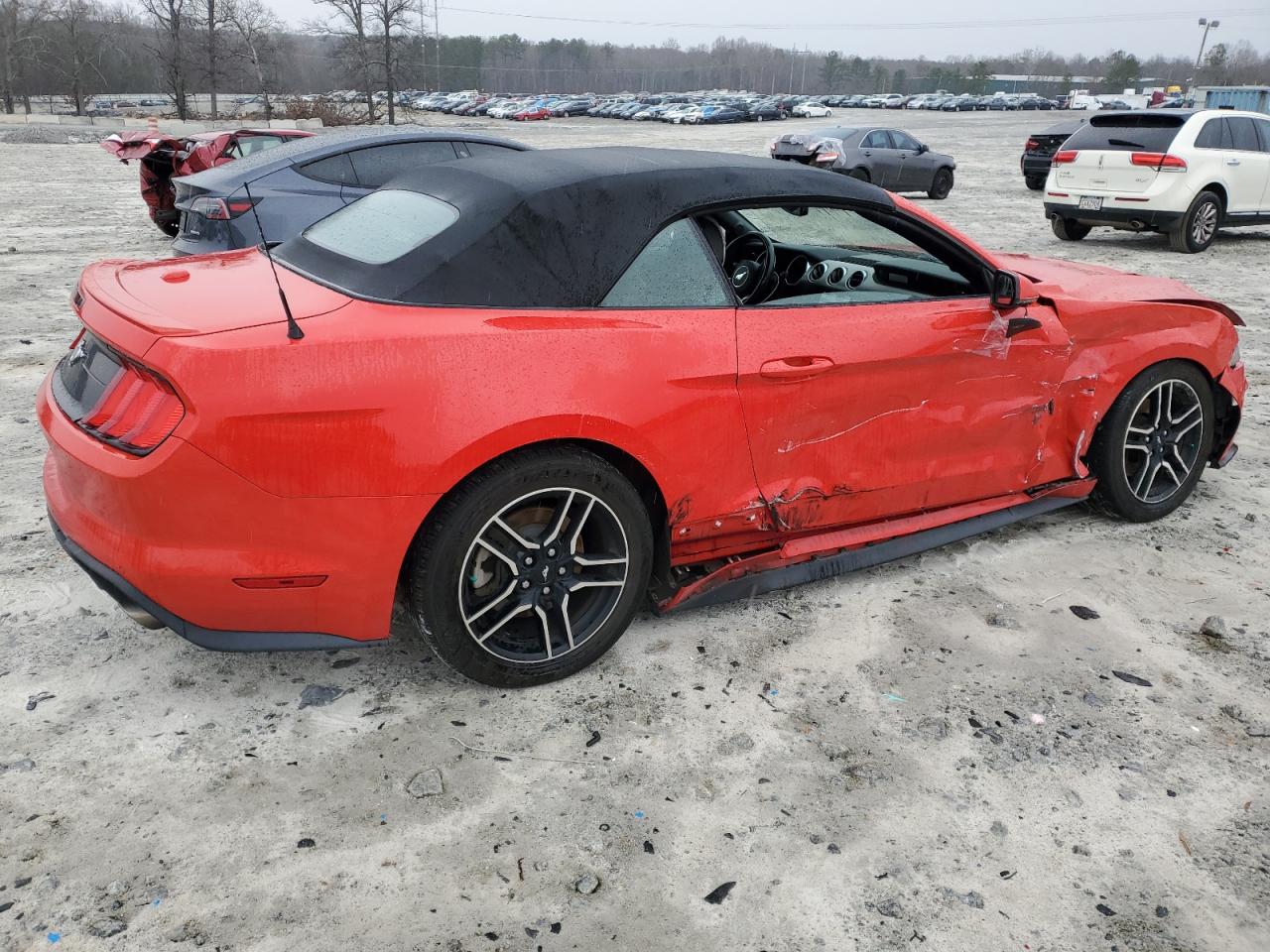 2018 Ford Mustang VIN 1FATP8UH9J5155678 Copart auction photo, all over damage thumbnail 3
