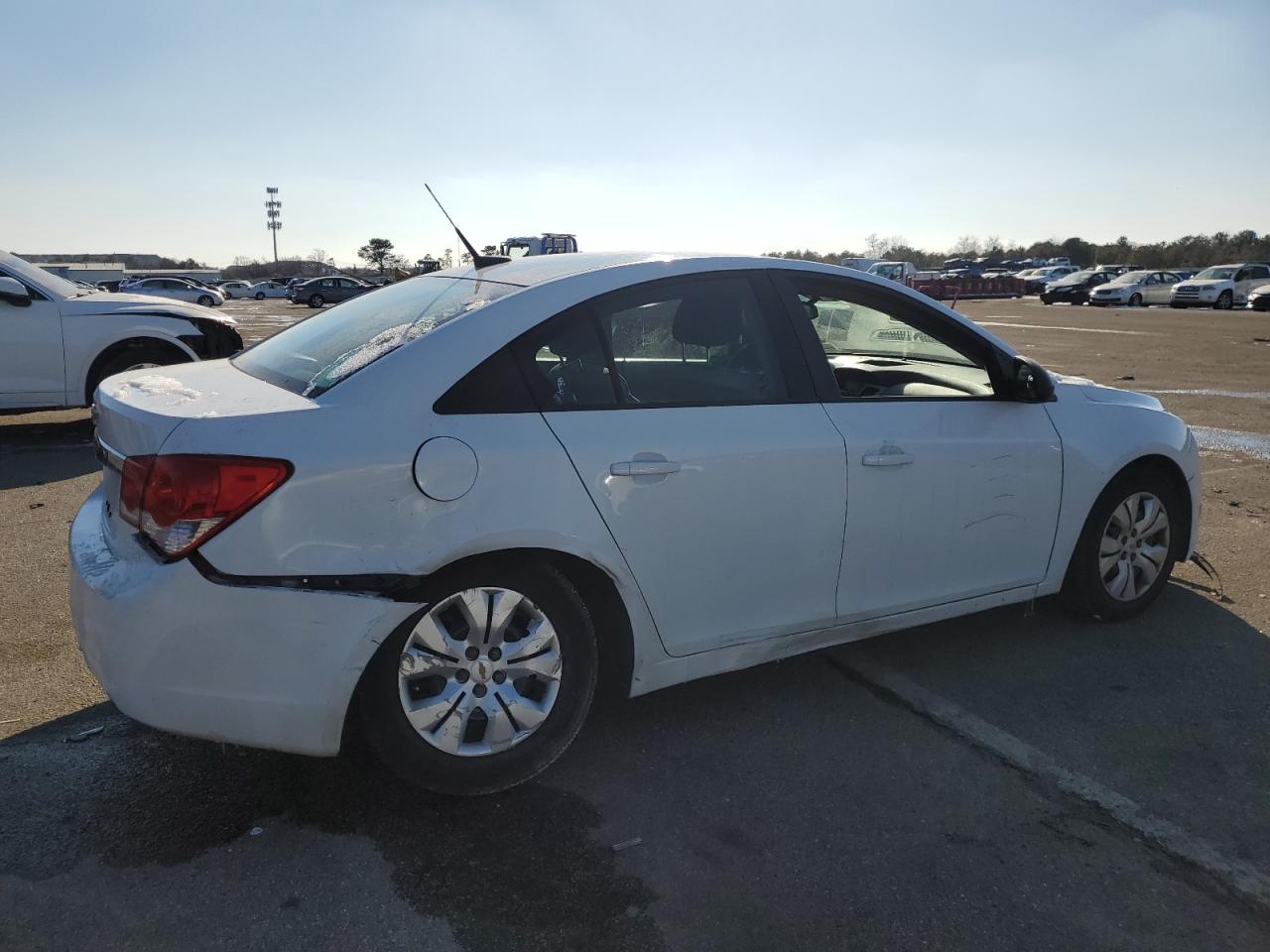 2013 Chevrolet Cruze VIN 1G1PA5SG8D7299391 Copart auction photo, rear end / side damage thumbnail 3