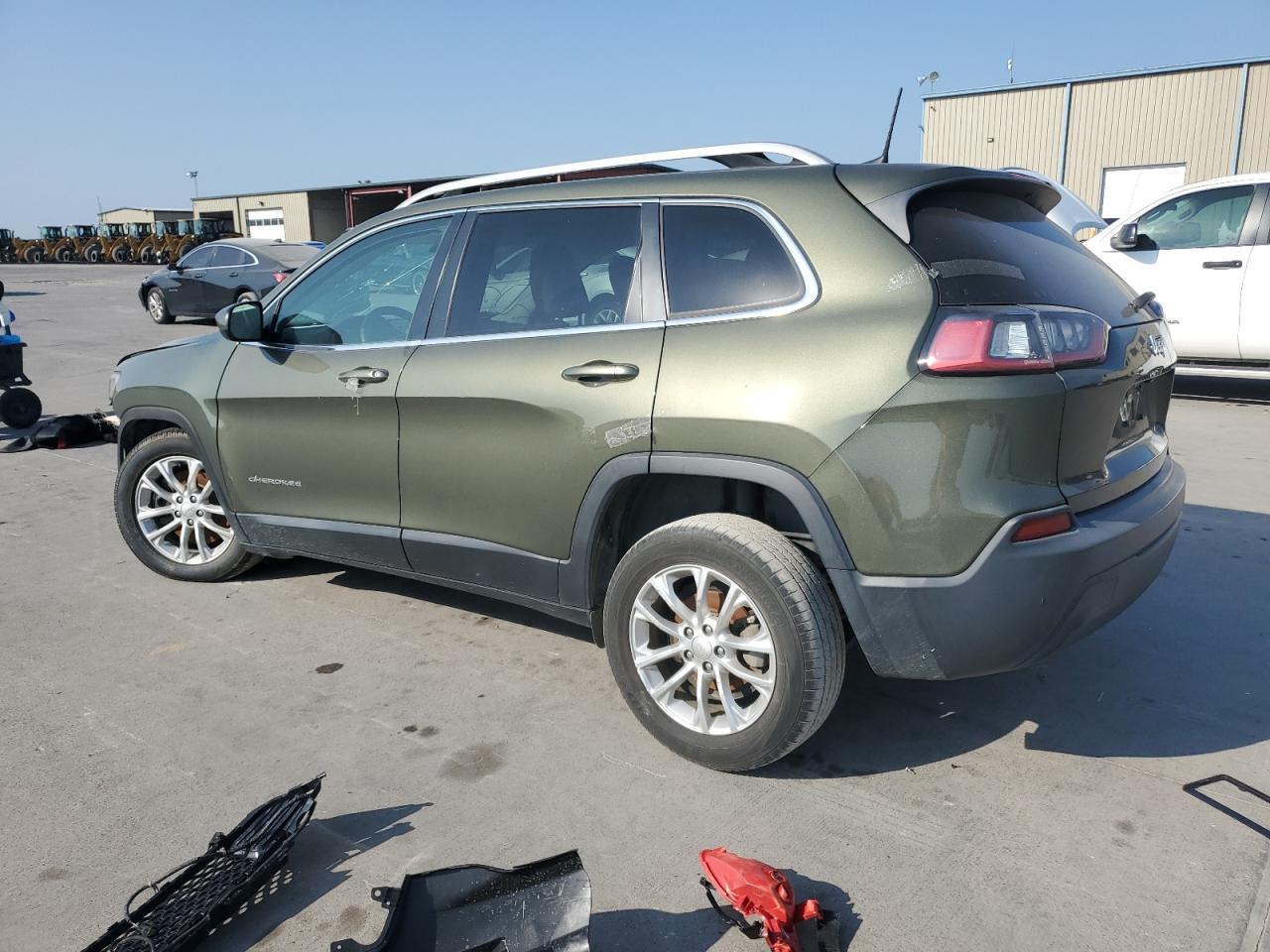 2019 Jeep Grand Cherokee VIN 1C4PJLCB0KD159980 Copart auction photo, front end / side damage thumbnail 2