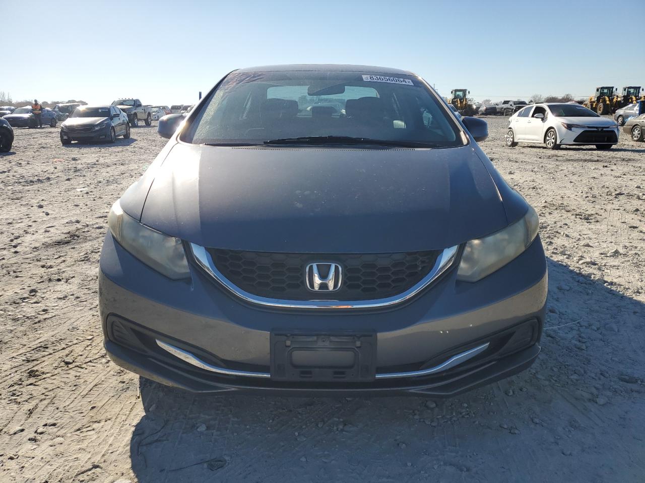 2013 Honda Civic VIN 19XFB2F57DE014896 Copart auction photo, rear end damage thumbnail 5