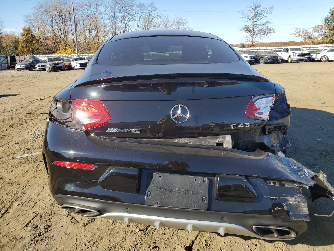 2018 Mercedes-Benz C-klasse VIN WDDWJ6EB6JF627388 Copart auction photo, rear end damage thumbnail 6