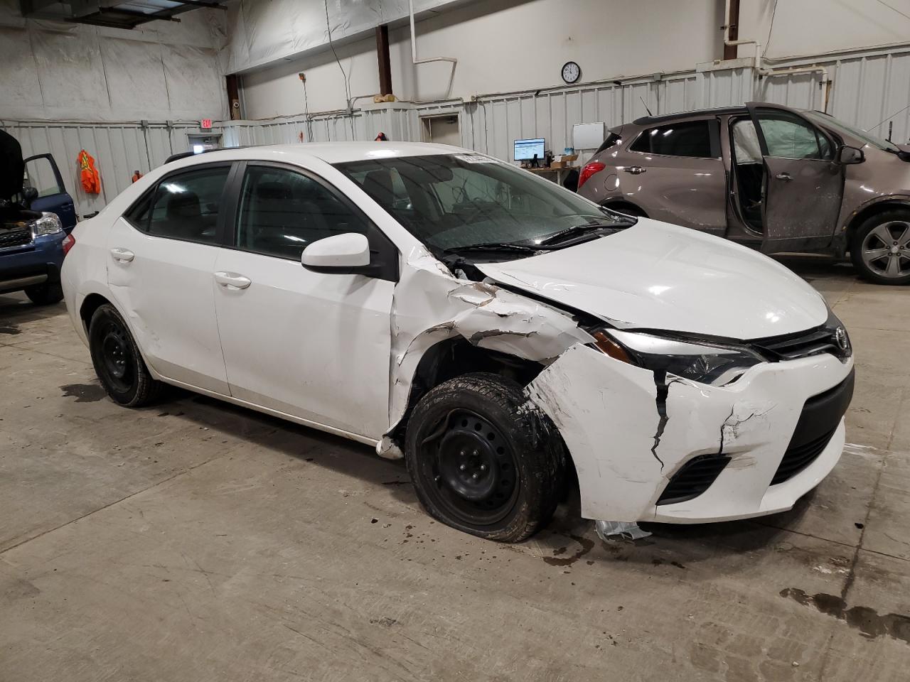 2014 Toyota Corolla VIN 2T1BURHE7EC206589 Copart auction photo, front end / side damage thumbnail 4