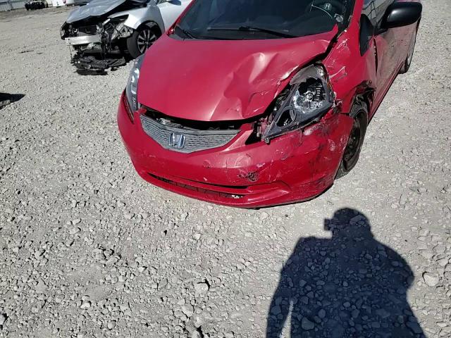 2010 Honda Fit VIN JHMGE8G23AC038388 Copart auction photo, side / front end damage thumbnail 11
