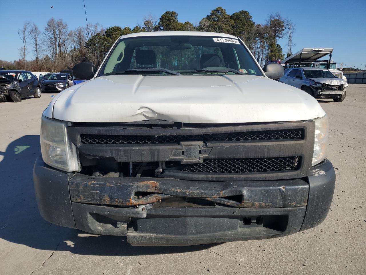 2011 Chevrolet Silverado VIN 1GCNCPEX8BZ448917 Copart auction photo, front end / side damage thumbnail 5