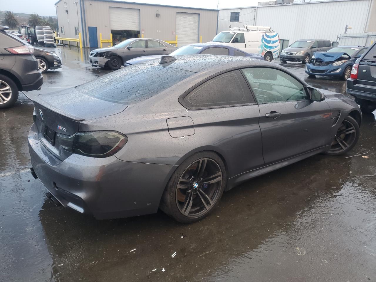 2015 BMW M4 VIN WBS3R9C50FK330225 Copart auction photo, front end damage thumbnail 3