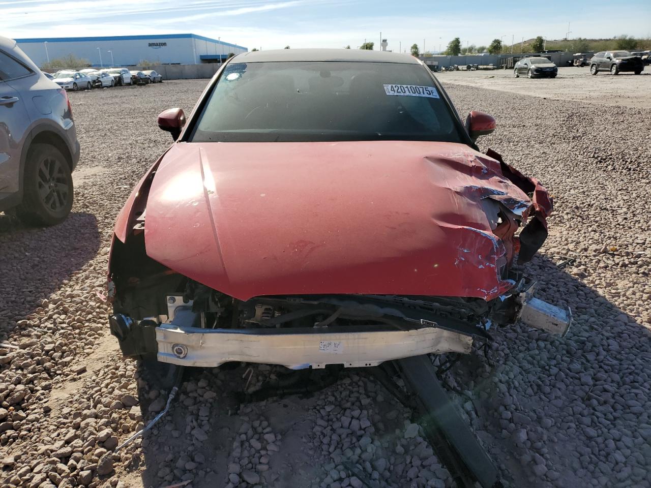 2015 Audi A3 VIN WAUEFGFF8F1138684 Copart auction photo, front end / side damage thumbnail 5