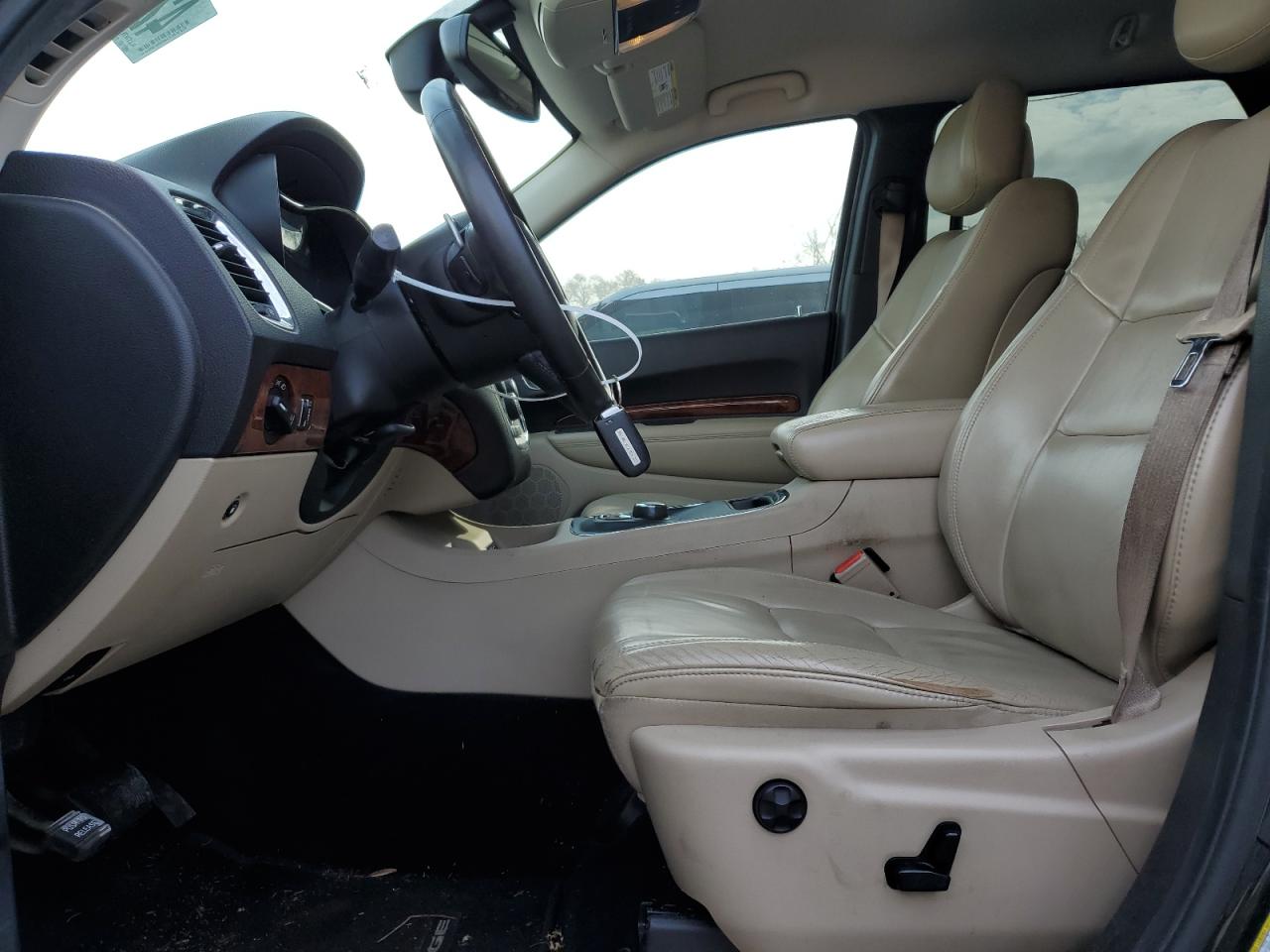 2014 Dodge Durango VIN 1C4RDHDG7EC481307 Copart auction photo, side damage thumbnail 7