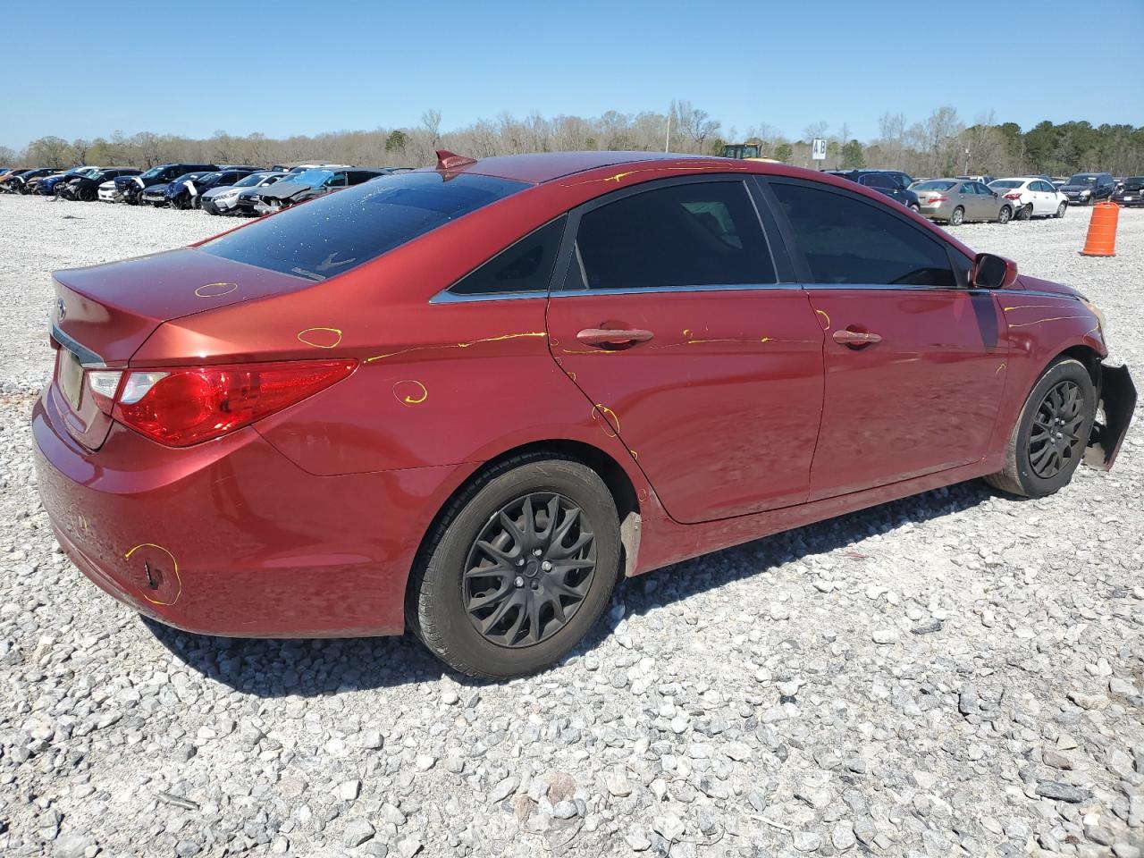 2012 Hyundai Sonata VIN 5NPEB4AC1CH404884 Copart auction photo, front end / minor dent/scratches damage thumbnail 3