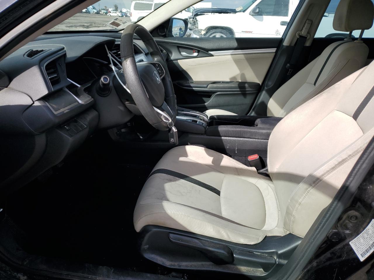 2016 Honda Civic VIN 2HGFC2F7XGH508095 Copart auction photo, front end / side damage thumbnail 7