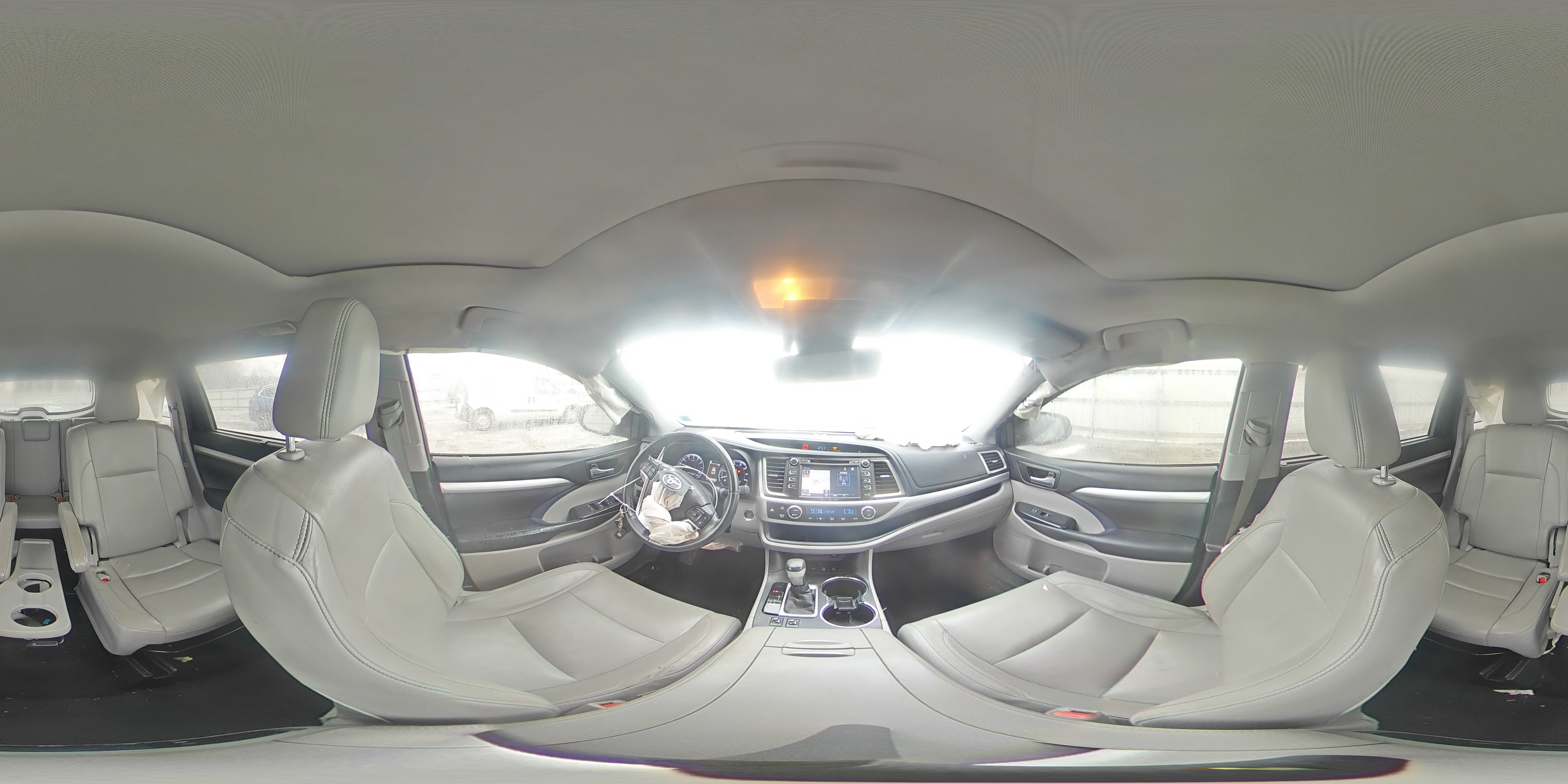 2017 Toyota Highlander VIN 5TDJZRFH6HS378408 Copart auction photo, front end damage thumbnail 14