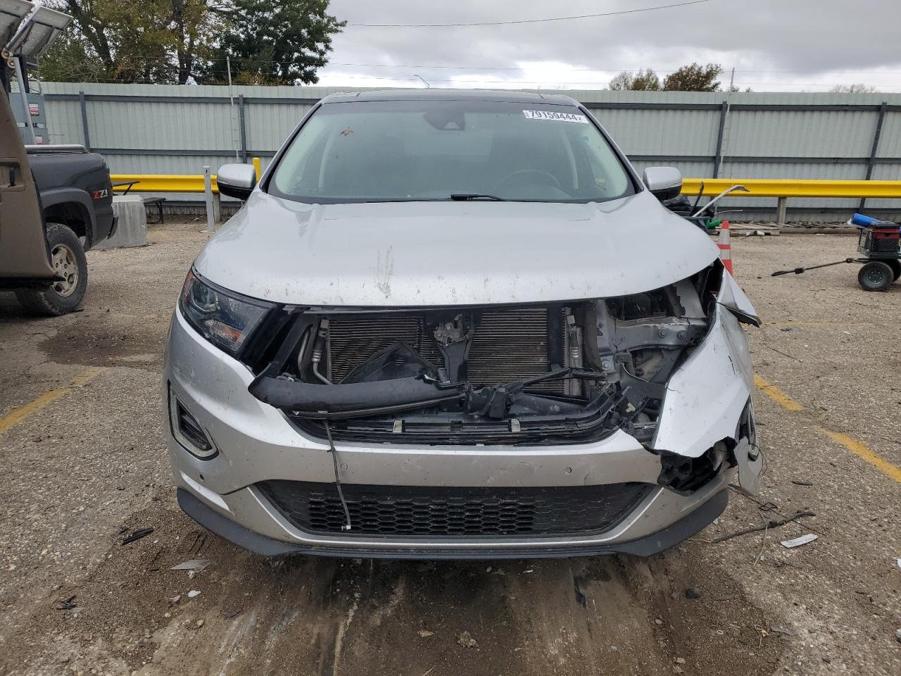 2018 Ford Edge VIN 2FMPK4AP5JBC55010 Copart auction photo, front end / side damage thumbnail 5