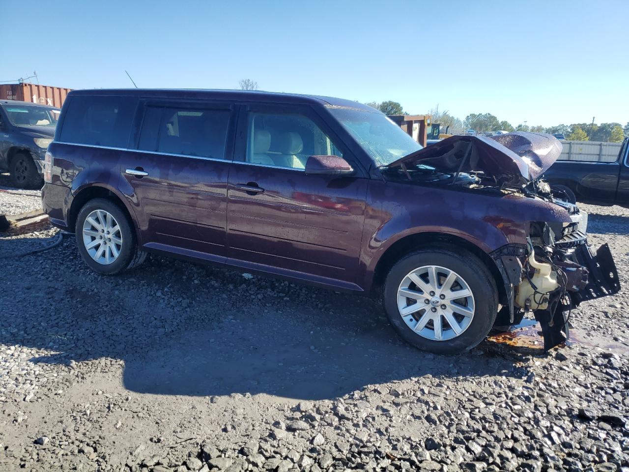 2011 Ford Flex VIN 2FMGK5CC7BBD31666 Copart auction photo, front end damage thumbnail 4
