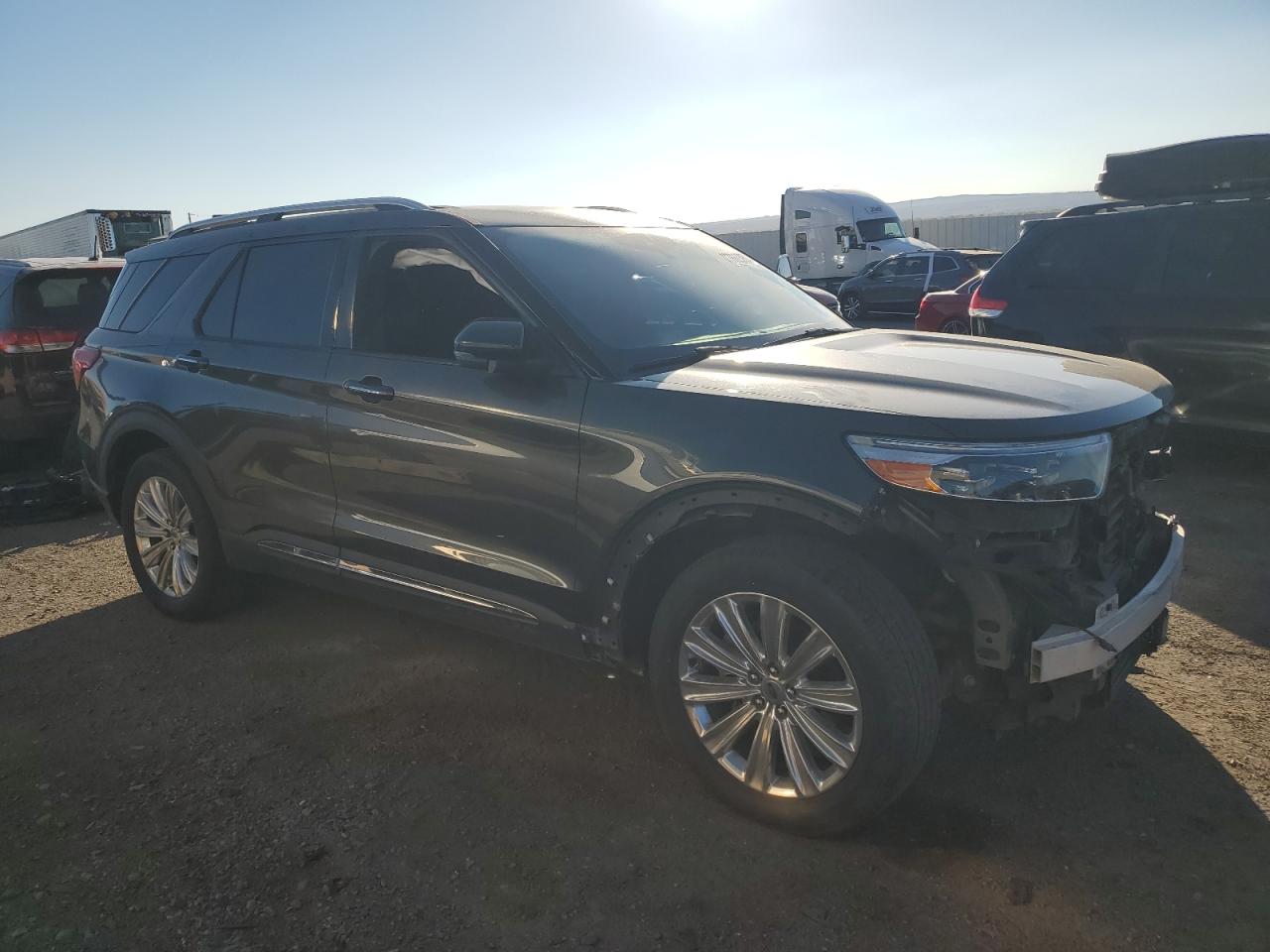 2020 Ford Explorer VIN 1FMSK8FH7LGB75559 Copart auction photo, front end damage thumbnail 4