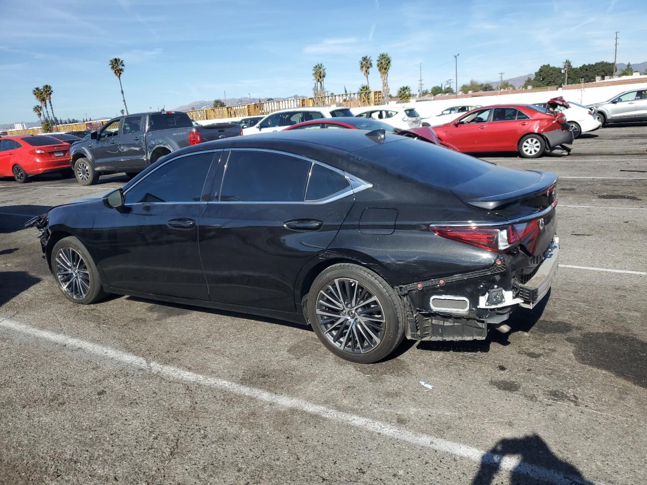2022 Lexus ES VIN 58ADA1C13NU024676 Copart auction photo, front end / minor dent/scratches damage thumbnail 2