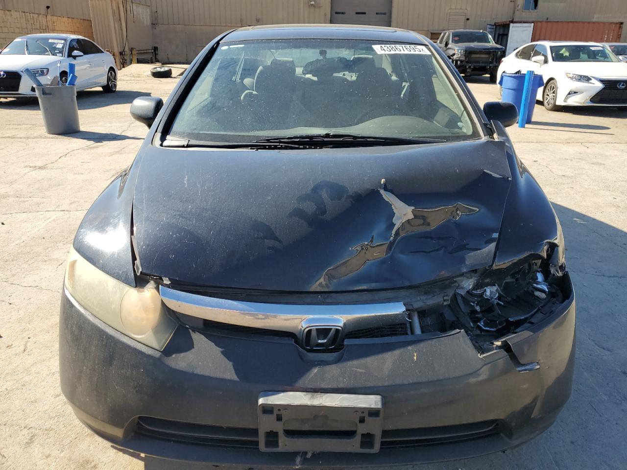2008 Honda Civic VIN 1HGFA168X8L088917 Copart auction photo, front end damage thumbnail 5