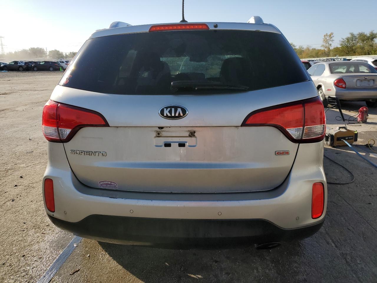 2014 KIA Sorento VIN 5XYKT3A69EG455046 Copart auction photo, front end damage thumbnail 6