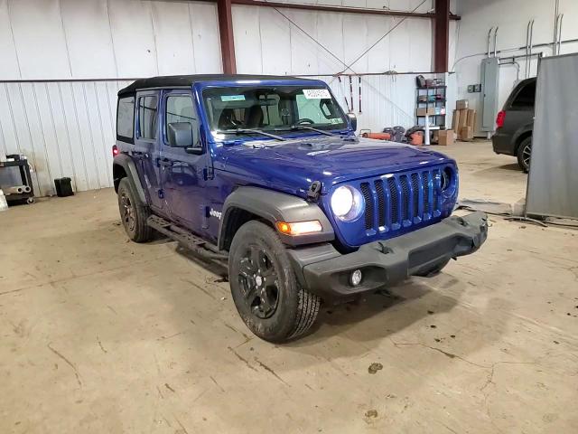 2020 Jeep Wrangler VIN 1C4HJXDG0LW266622 Copart auction photo, front end / top/roof damage thumbnail 13