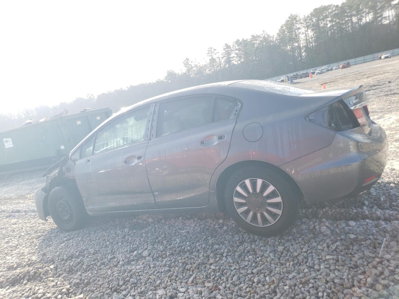 2015 Honda Civic VIN 19XFB2F59FE058854 Copart auction photo, all over damage thumbnail 2