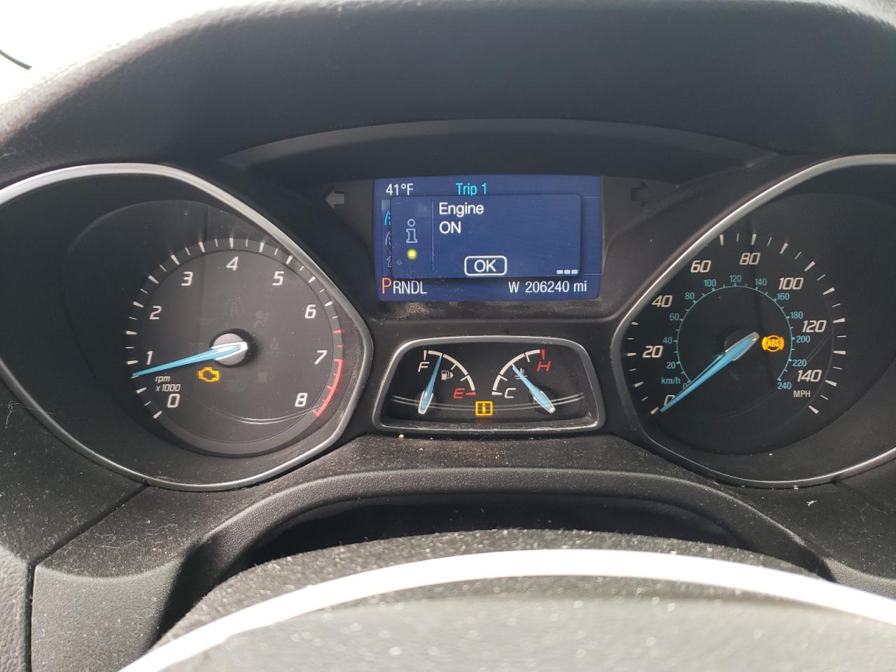 2014 Ford Focus VIN 1FADP3F25EL442310 Copart auction photo, side / minor dent/scratches damage thumbnail 9