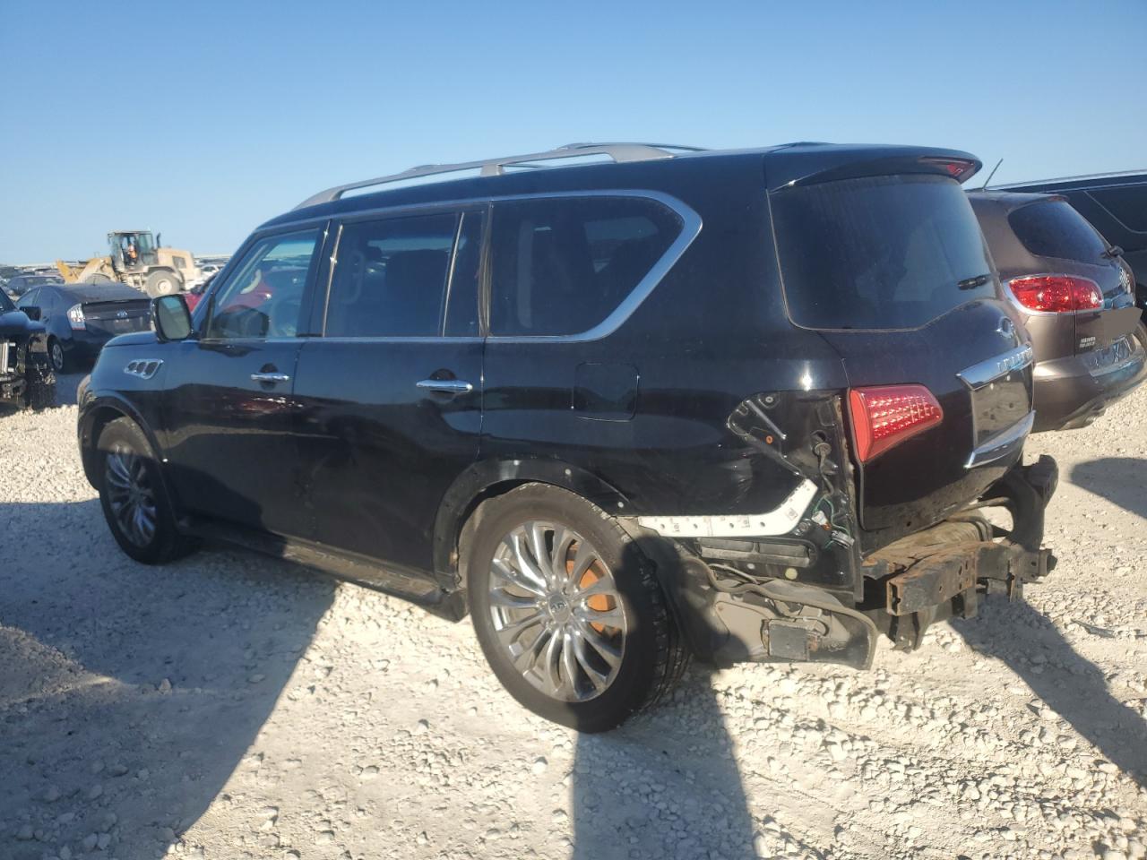 2014 Infiniti QX80 VIN JN8AZ2NC1E9352732 Copart auction photo, all over damage thumbnail 2