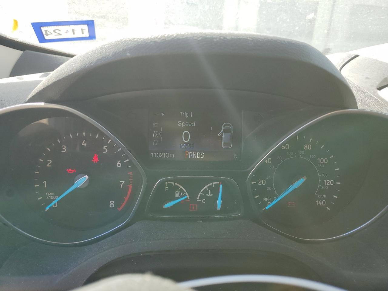 2019 Ford Escape VIN 1FMCU0GD6KUB34481 Copart auction photo, front end / rear end damage thumbnail 9