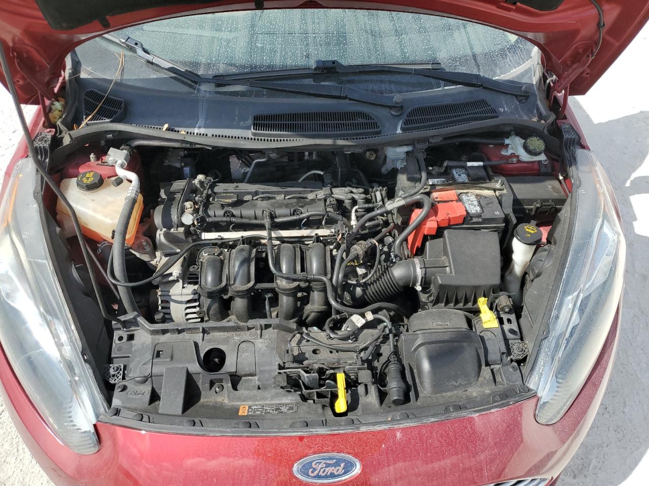 2017 Ford Fiesta VIN 3FADP4BJ4HM158463 Copart auction photo, all over damage thumbnail 11