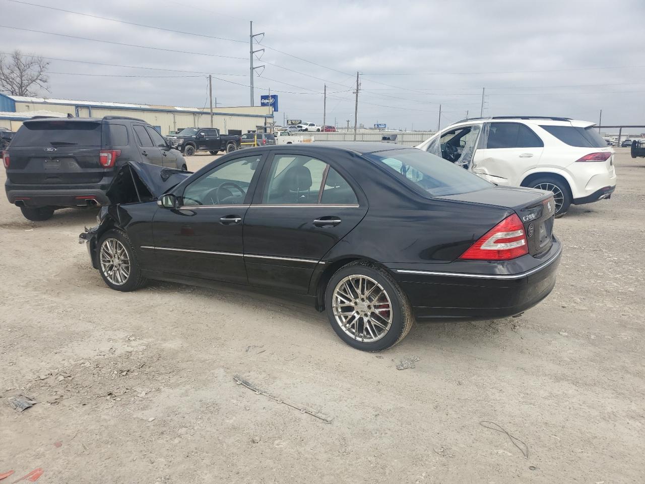 2007 Mercedes-Benz C-klasse VIN WDBRF92H77F916421 Copart auction photo, front end damage thumbnail 2