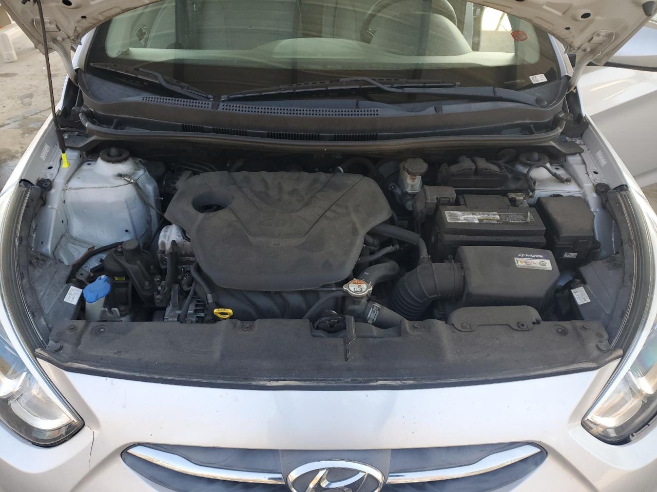 2017 Hyundai Accent VIN KMHCT4AE3HU337185 Copart auction photo, front end damage thumbnail 11