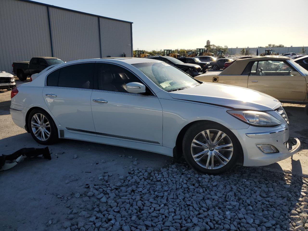2012 Hyundai Genesis VIN KMHGC4DHXCU184529 Copart auction photo, front end / minor dent/scratches damage thumbnail 4