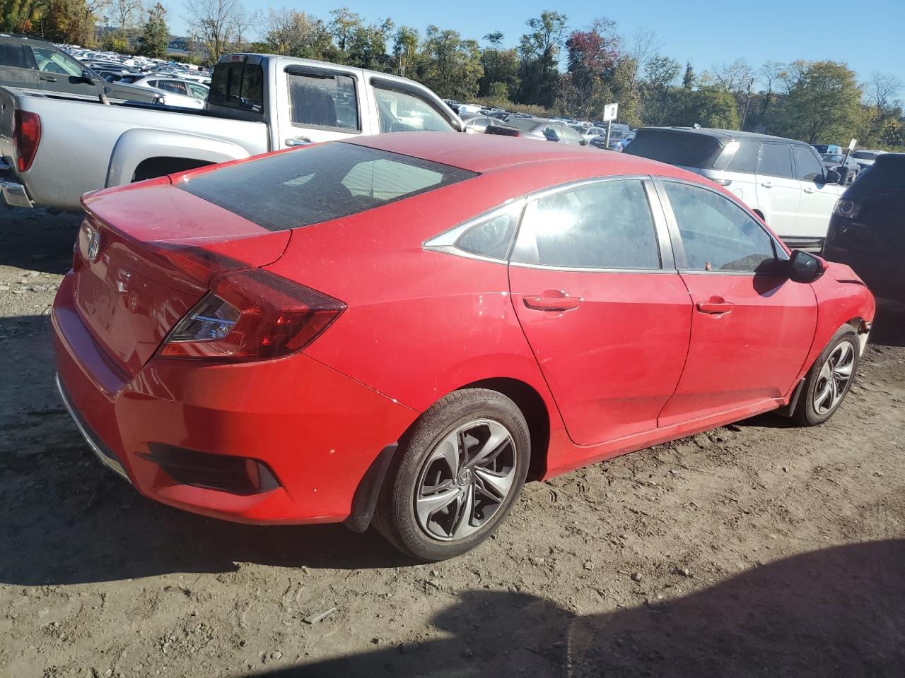 2021 Honda Civic VIN 2HGFC2F66MH533076 Copart auction photo, front end / minor dent/scratches damage thumbnail 3
