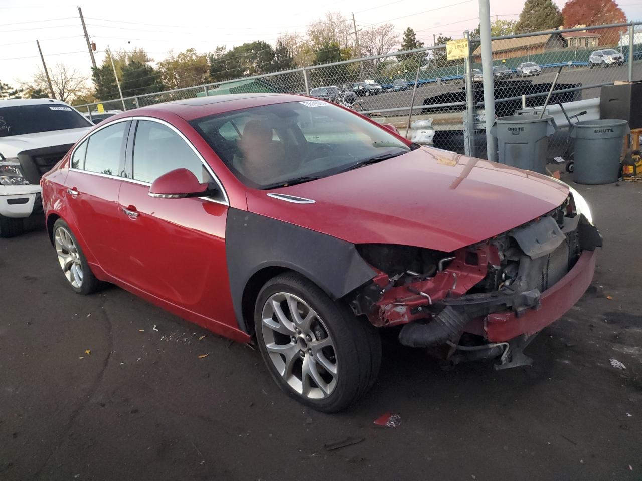 2012 Buick Regal VIN 2G4GV5GV3C9194771 Copart auction photo, front end damage thumbnail 4