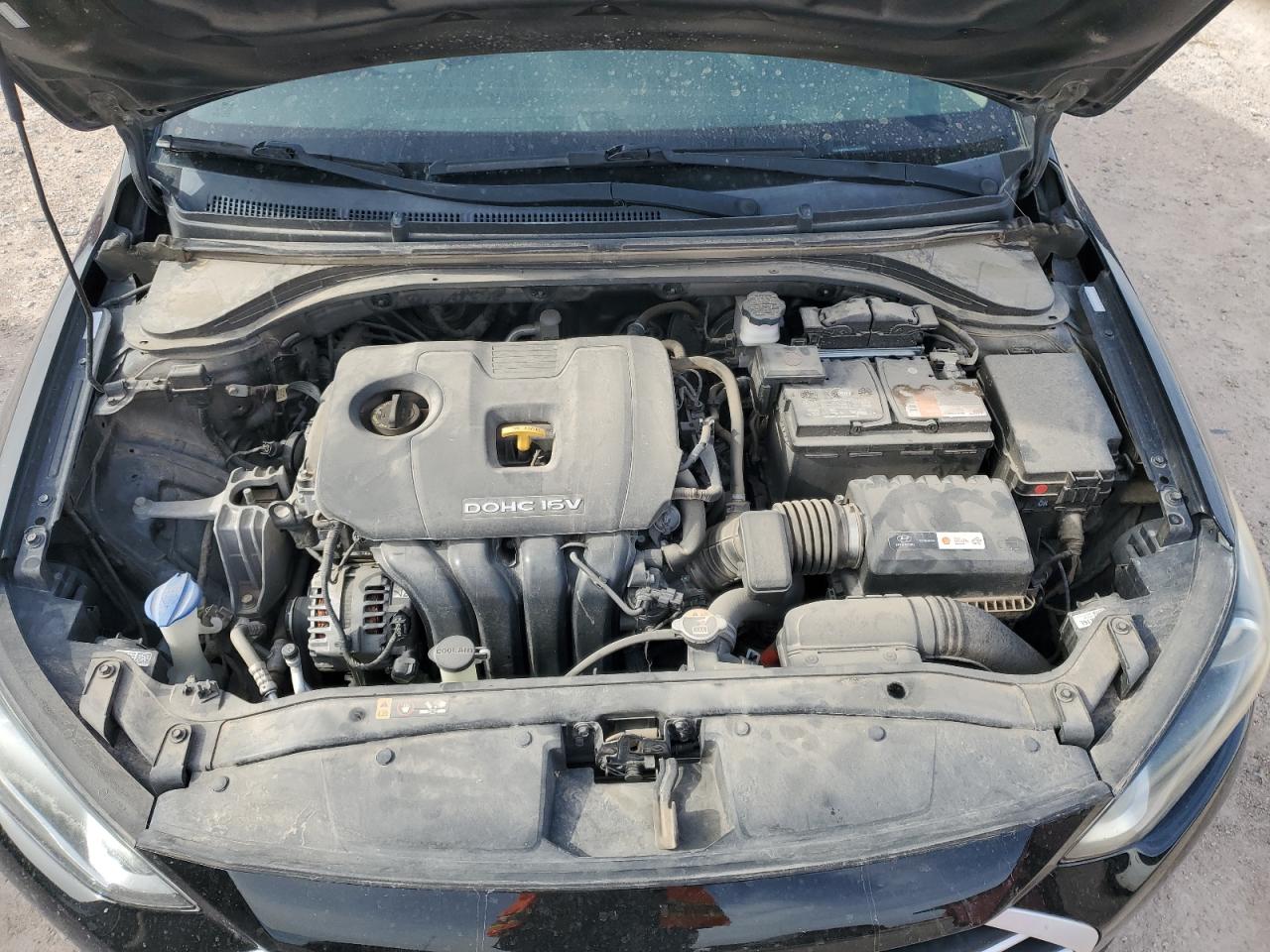 2018 Hyundai Elantra VIN KMHD84LF4JU461015 Copart auction photo, rear end / side damage thumbnail 11