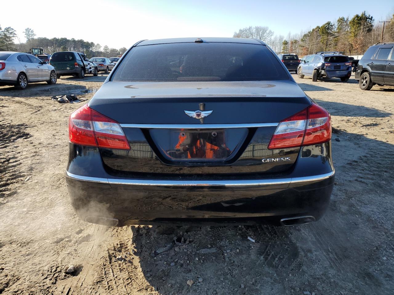2012 Hyundai Genesis VIN KMHGC4DD6CU194181 Copart auction photo, front end damage thumbnail 6
