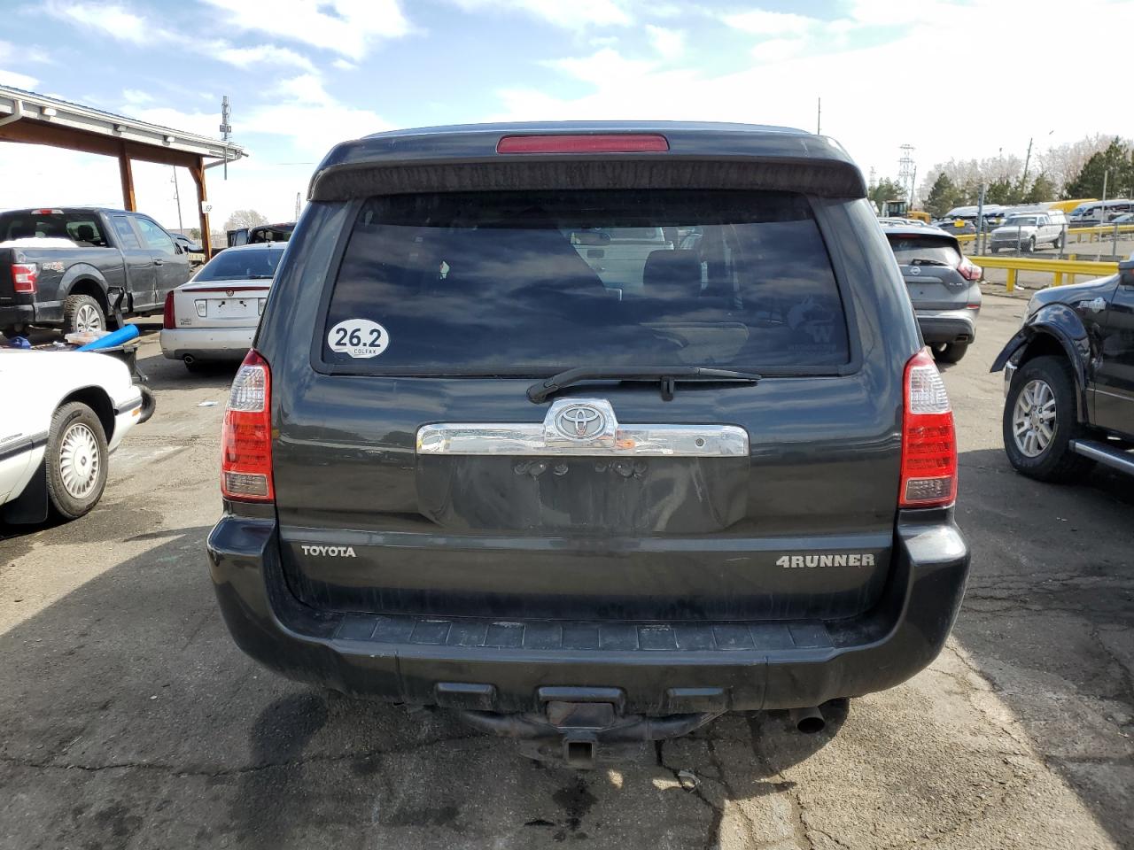 2006 Toyota 4Runner VIN JTEBT14R860063625 Copart auction photo, front end damage thumbnail 6