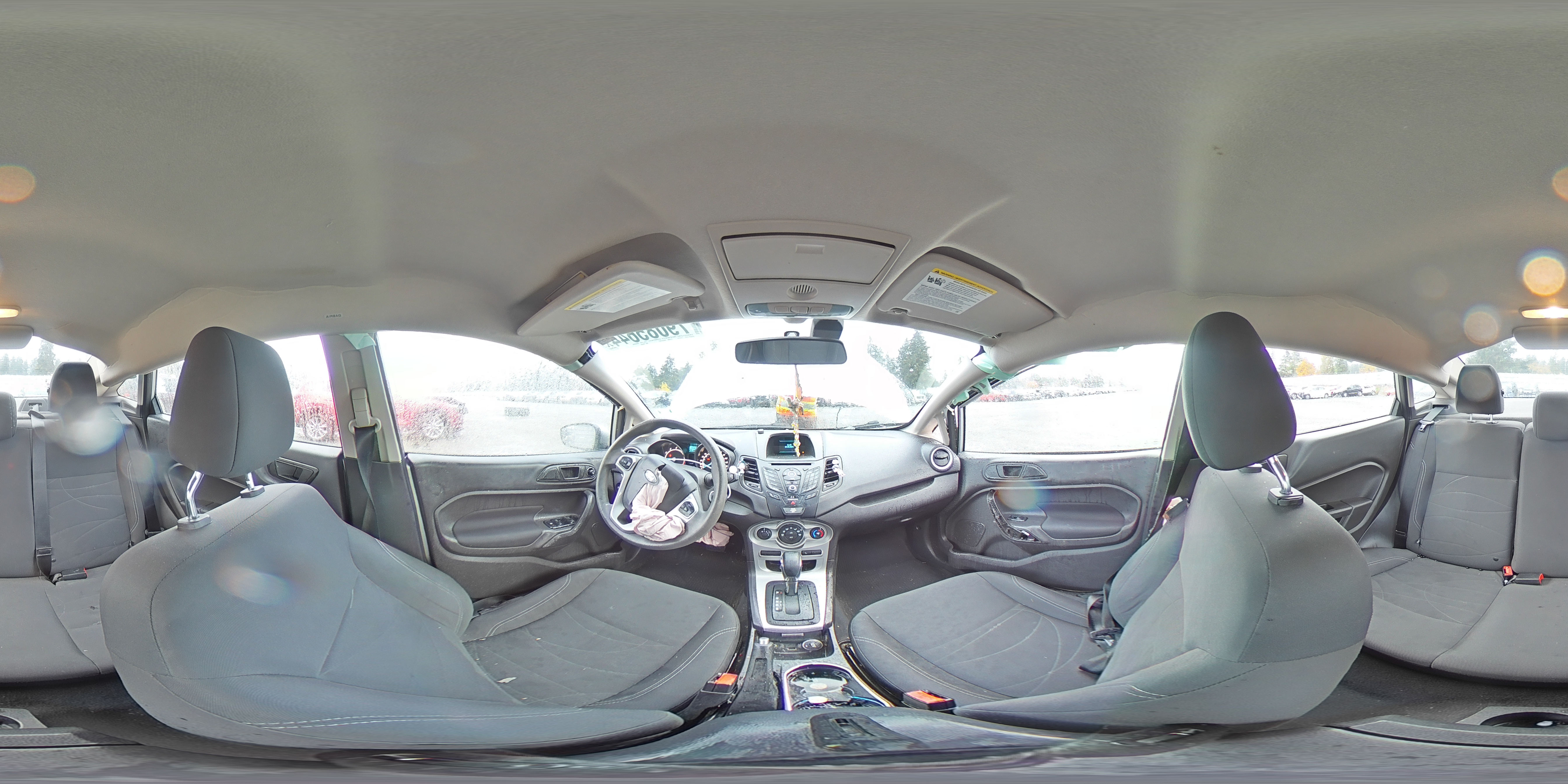 2017 Ford Fiesta VIN 3FADP4BJ0HM159884 Copart auction photo, front end / side damage thumbnail 13